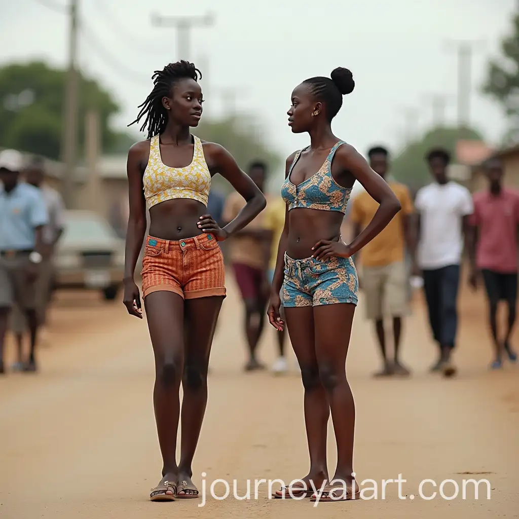 Young-Nigerian-Women-in-Fashionable-Street-Style-Wuse-2-Abuja