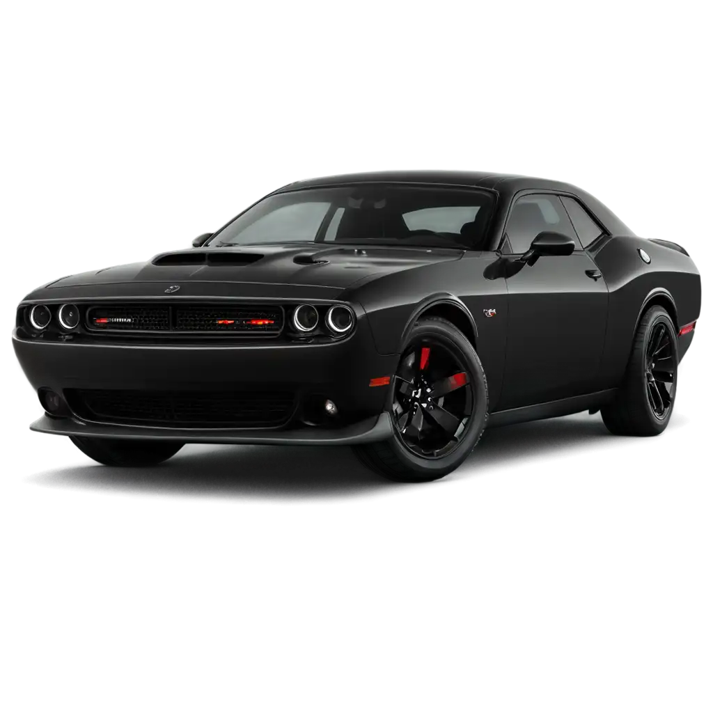 Stunning-Dodge-Challenger-HD-PNG-Image-Capturing-the-Black-Muscle-Car-in-4K-Quality