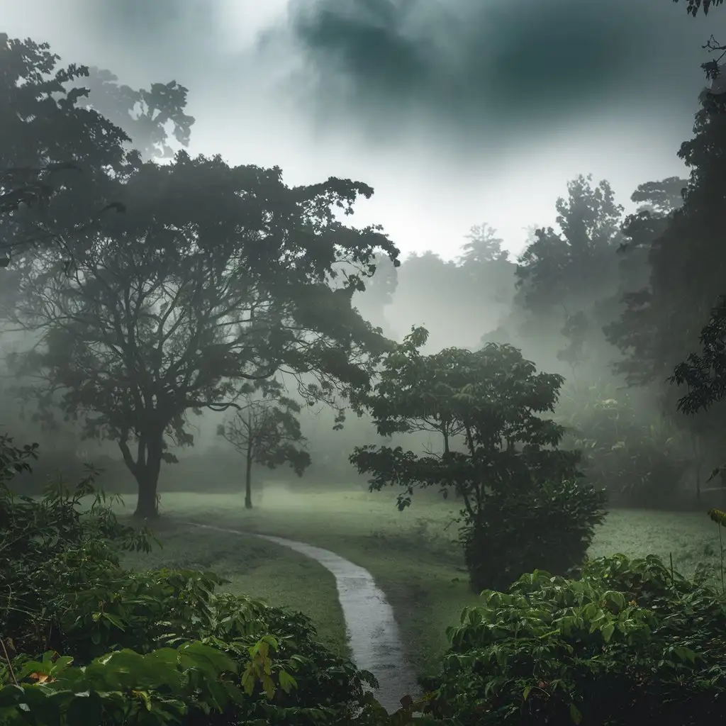 Logo-Design-with-Rainy-Forest-Background-Featuring-Title-Ust-Aman-Abdurrahman-Inilah-Aqidah-dan-Manhaj-Kami-7