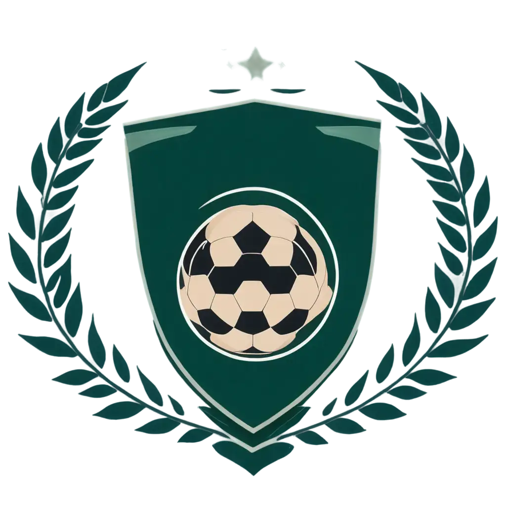 Soccer crest with football in it but no team name