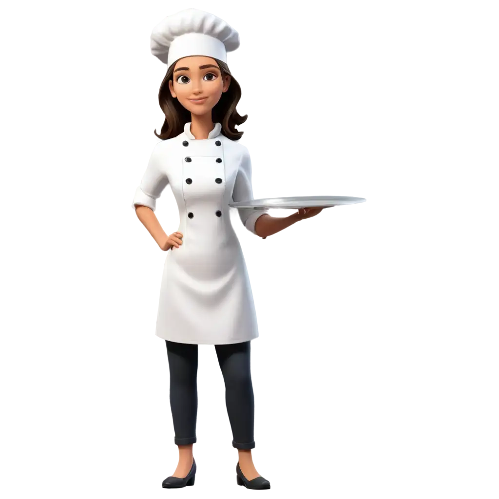 Female-Cartoon-Chef-PNG-Image-Creative-Illustration-for-Culinary-Content