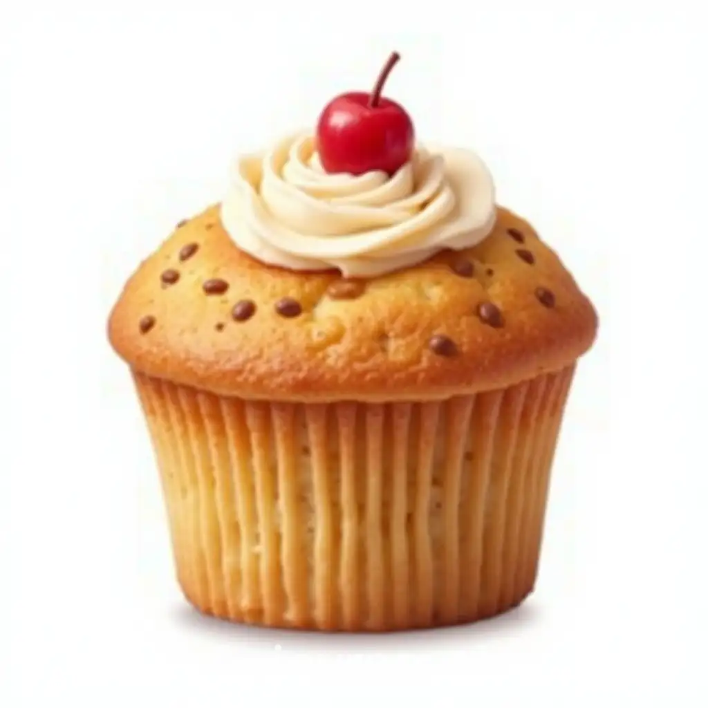Realistic-DiabeticFriendly-Muffin-Design-for-Bakery-with-White-Background