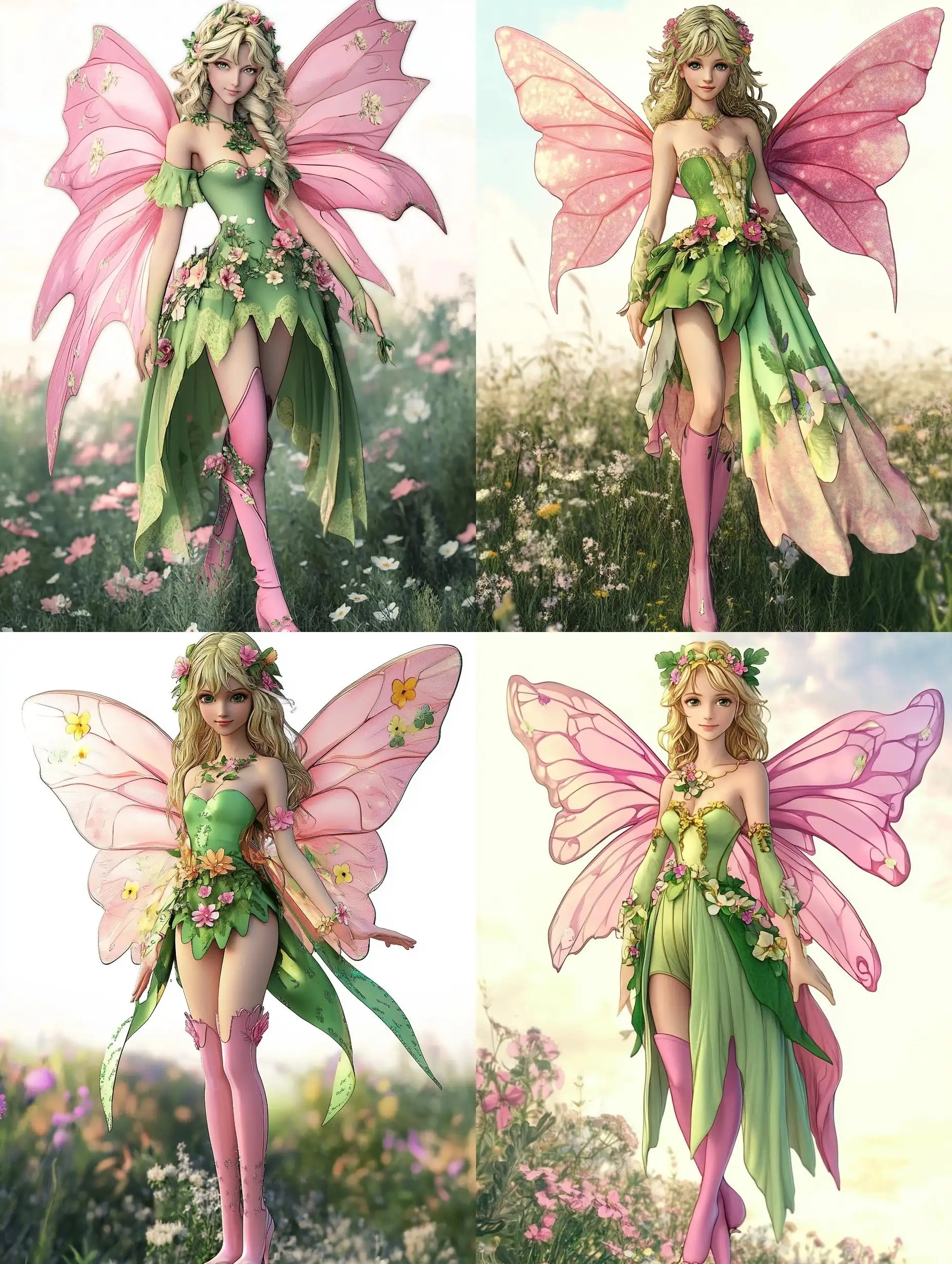 Elegant-Fairy-in-a-Vibrant-Flower-Field