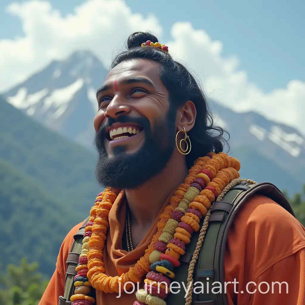 Smiling-Hanuman-Ji-with-Mountain-in-the-Background