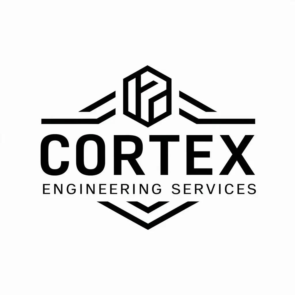 LOGO Design for Cortex Engineering Services Cortex Symbol in Modern Vector Style