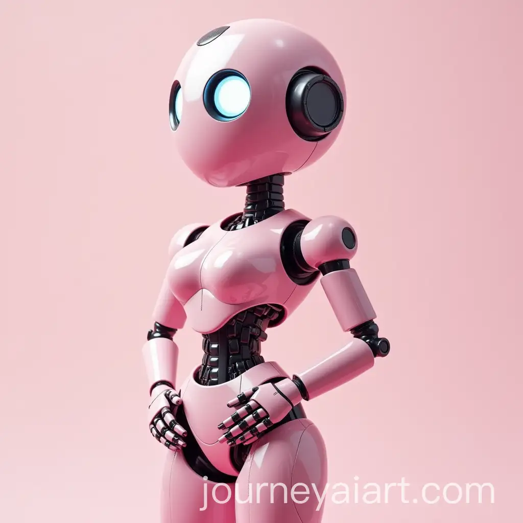 Stylized-Pink-Robot-Woman