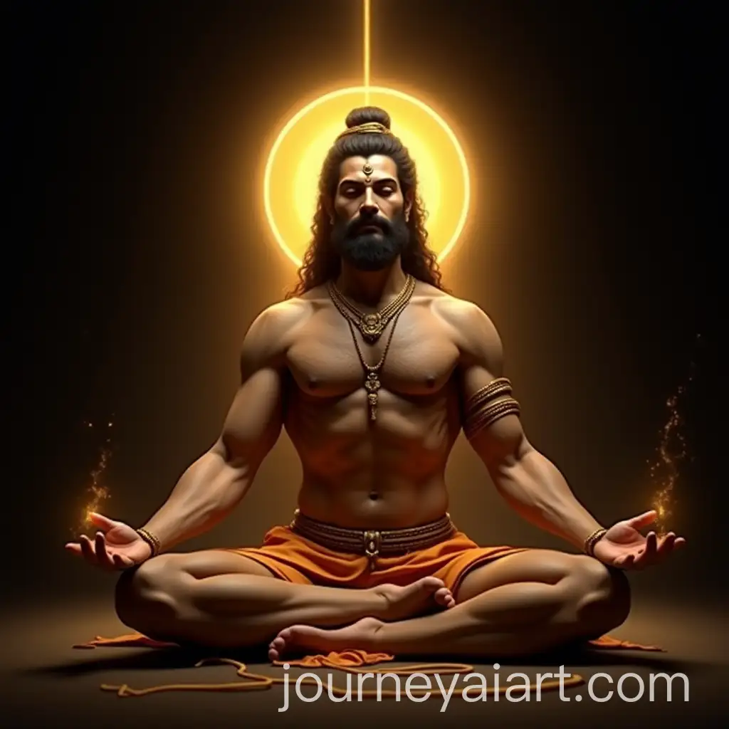 Lord-Ram-in-Virasana-with-Golden-Aura-Symbolizing-Strength-and-Wisdom