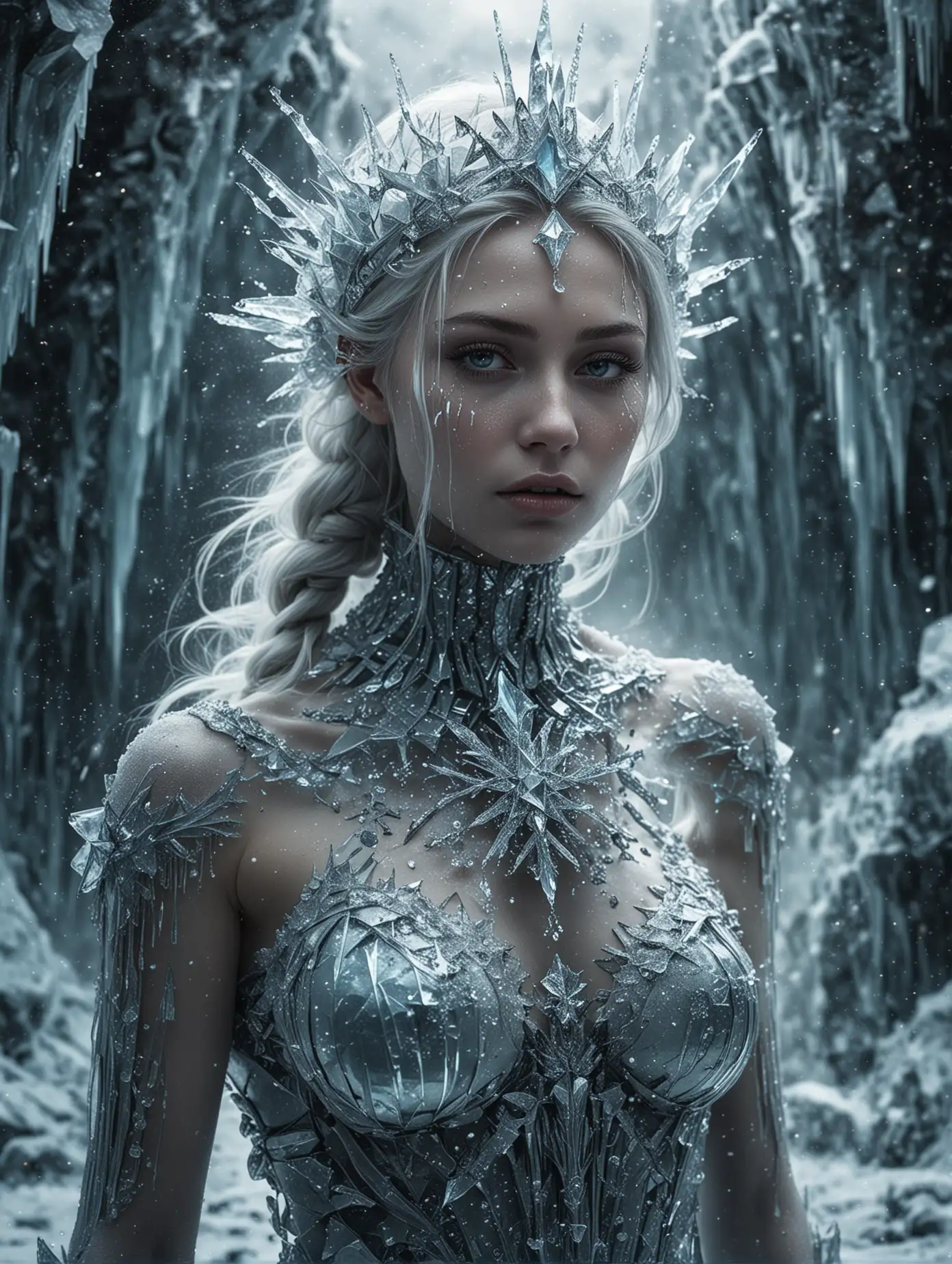 Ice-Queen-and-Girls-in-a-Magical-Frosty-World-of-Symbiosis