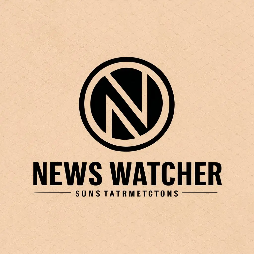 LOGO Design For News Watcher Magazine and Journal Theme for Internet Industry