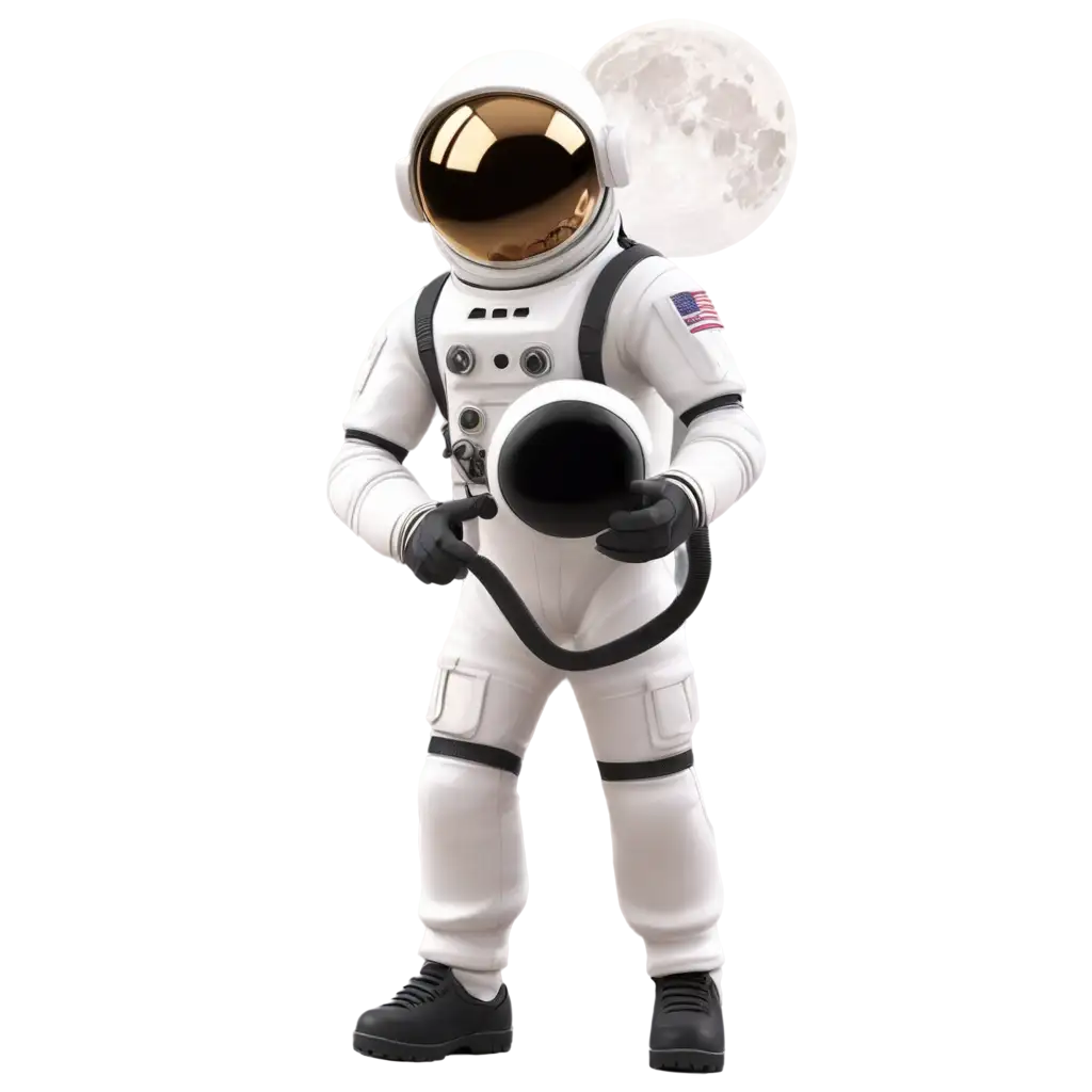 SEOOptimized-3D-Cosmonaut-Holding-Moon-in-Hand-PNG-Image