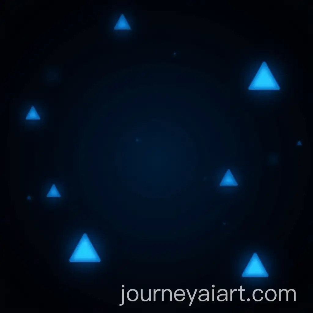 Futuristic-Blue-Triangles-Illuminating-a-Dark-Background