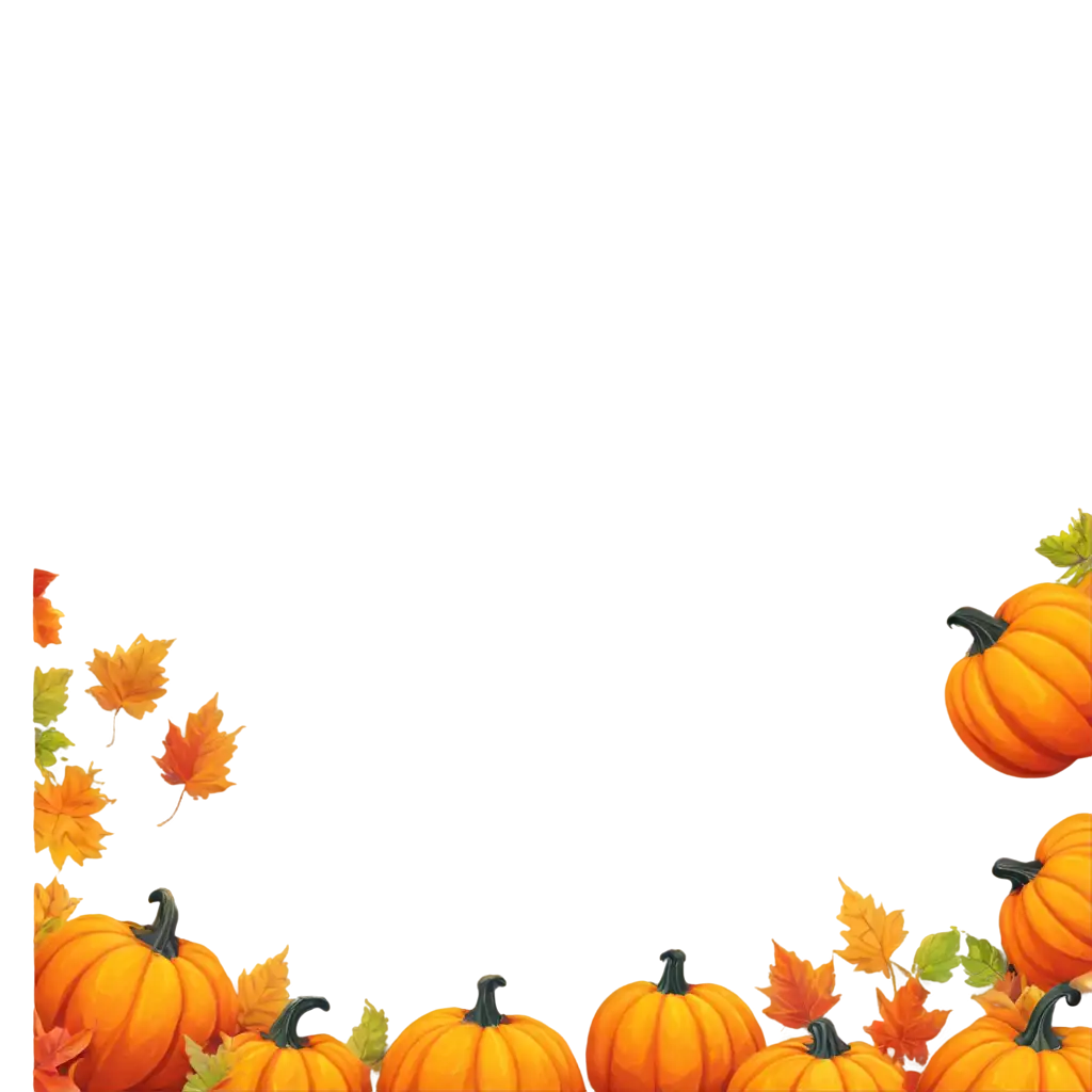 Seamless-PNG-Background-of-Pumpkins-and-Autumn-Leaves-for-Seasonal-Designs