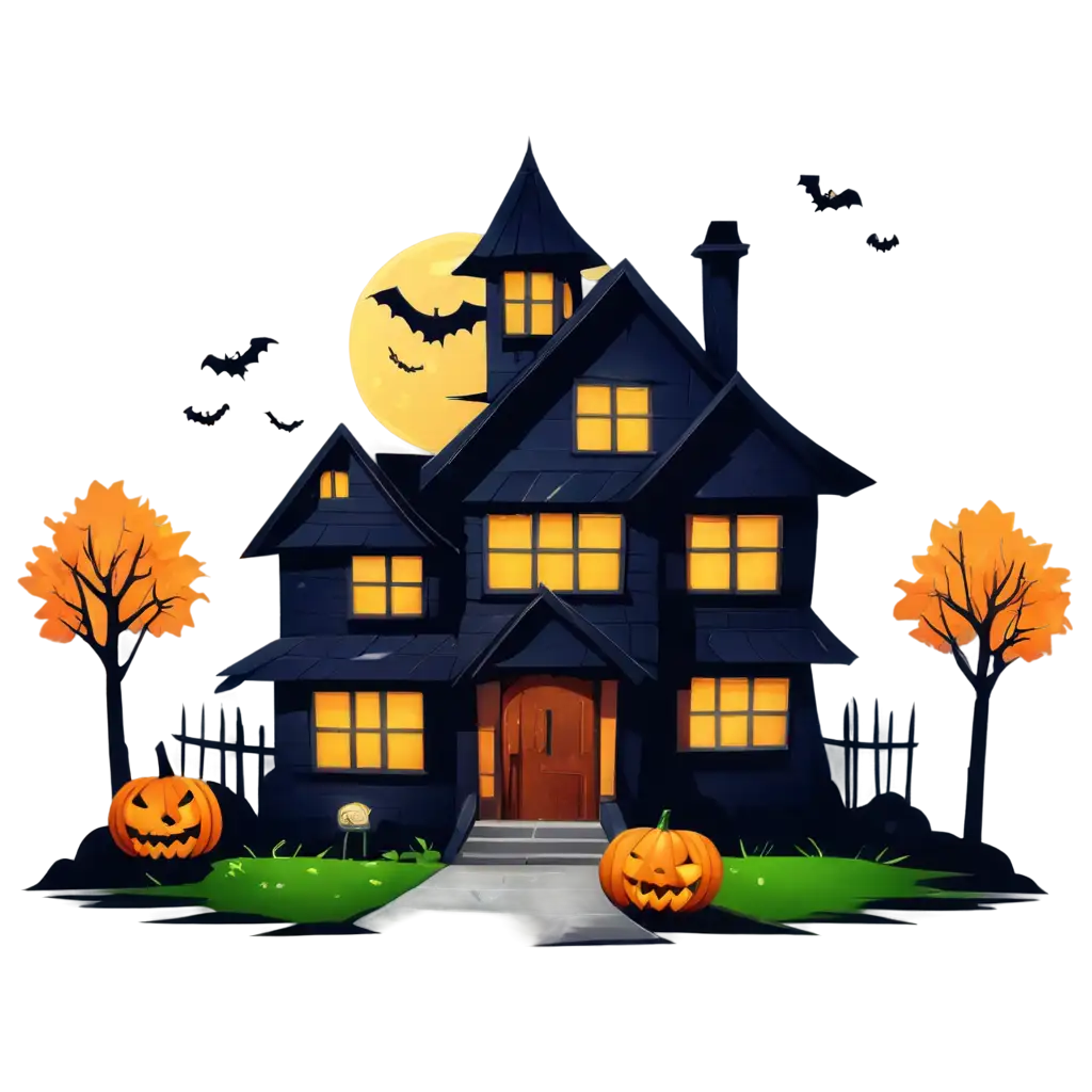 Halloween-House-Vector-PNG-Spooky-Design-for-Seasonal-Graphics