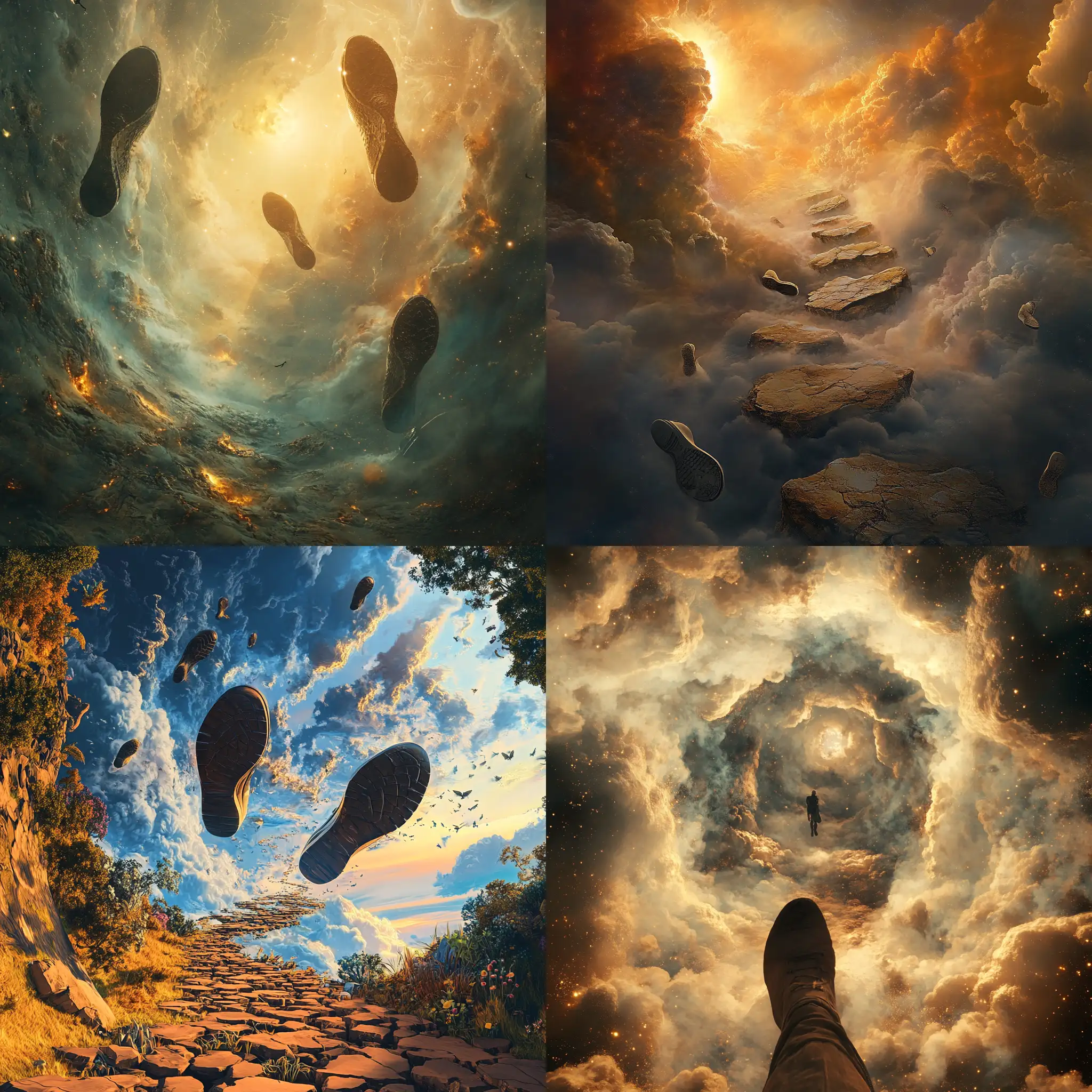Dynamic-Motion-Soles-on-Their-Way-to-Heaven-AI-Generated-Art