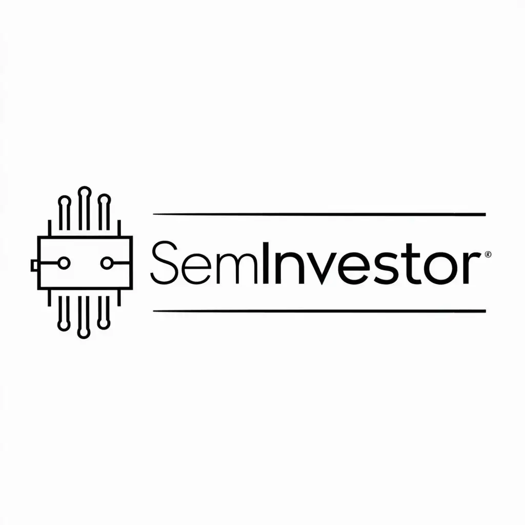 a logo design,with the text "Seminvestor", main symbol:integrated circuit,Minimalistic,be used in Technology industry,clear background