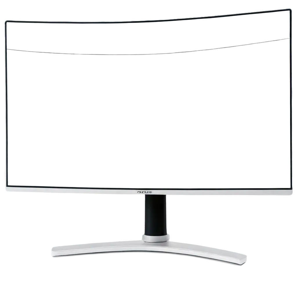 Bezelless-Monitor-with-Black-Screen-PNG-Image-for-HighQuality-Display-and-Design-Applications