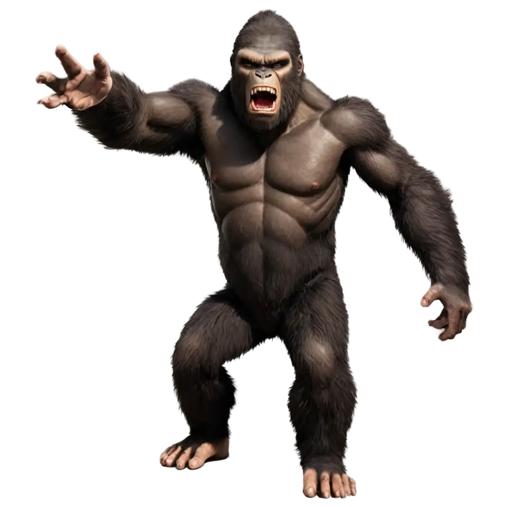 Angry-King-Kong-PNG-Image-HighQuality-Graphic-for-Various-Uses