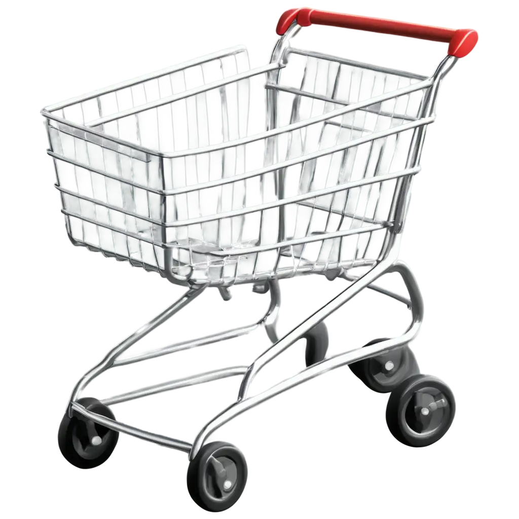 3d illustration Shopping cart