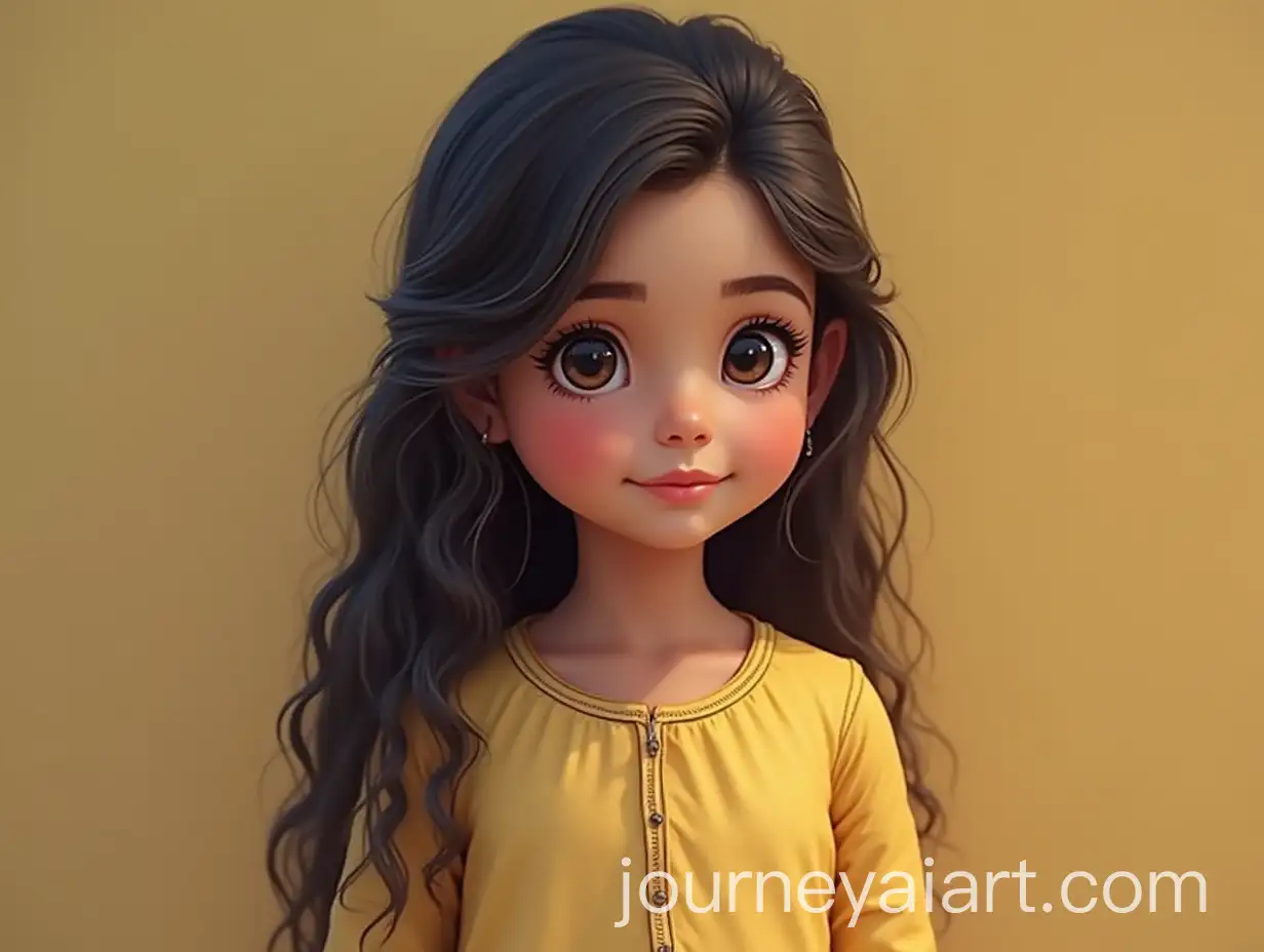 Portrait-of-a-Young-Indian-Girl-in-Traditional-Kurta