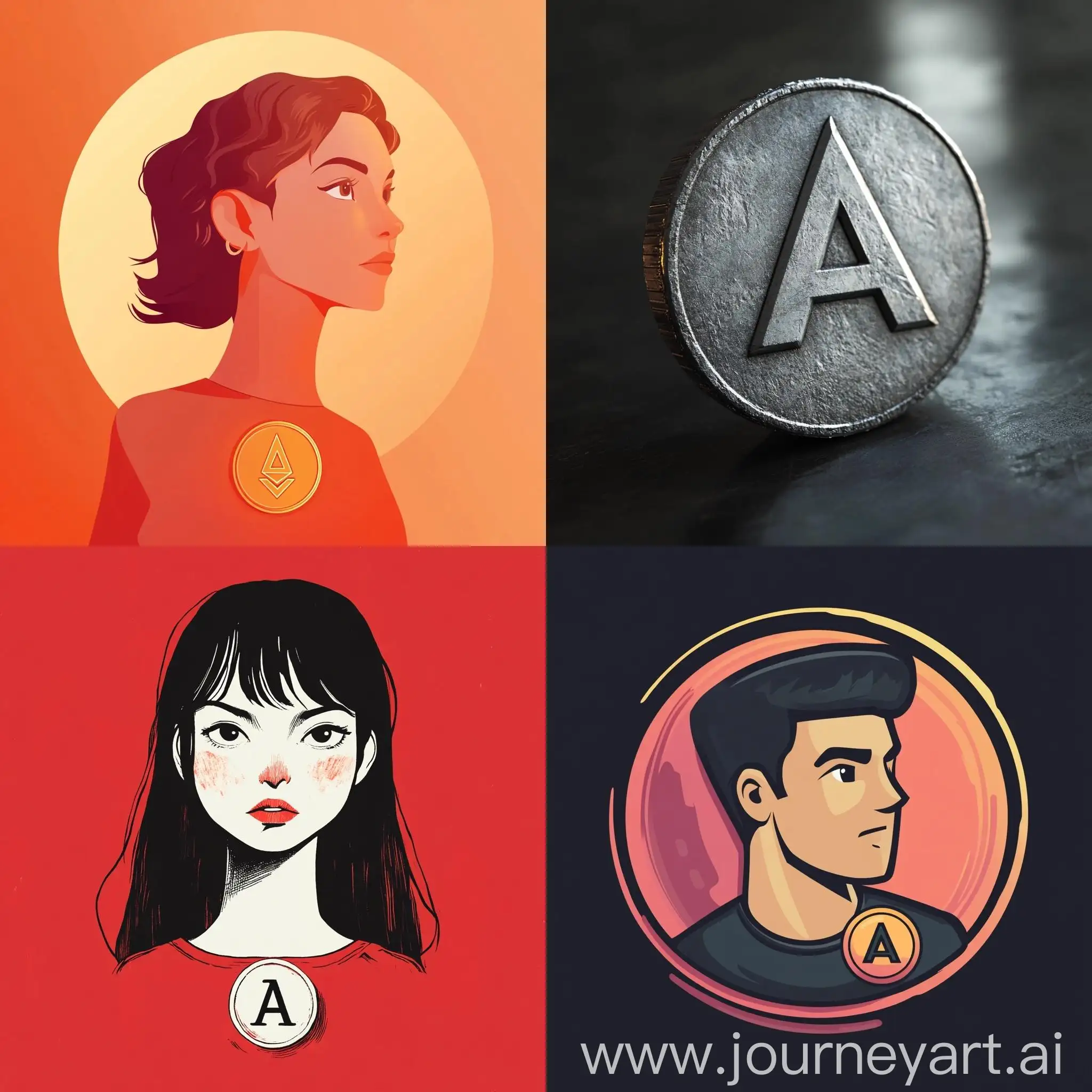 Minimalistic-Avatar-with-Letter-A-Coin