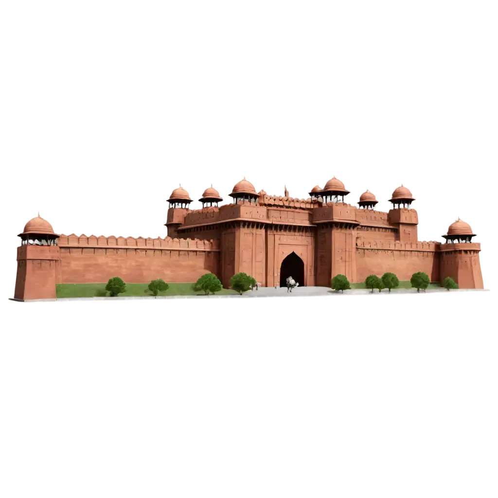 3D image of Red fort