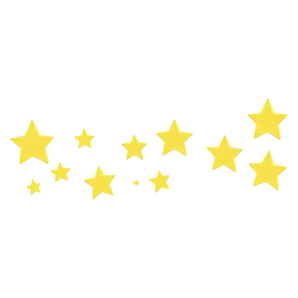 Vivid-Yellow-Stars-PNG-Image-Radiant-Illustration-for-Creative-Projects