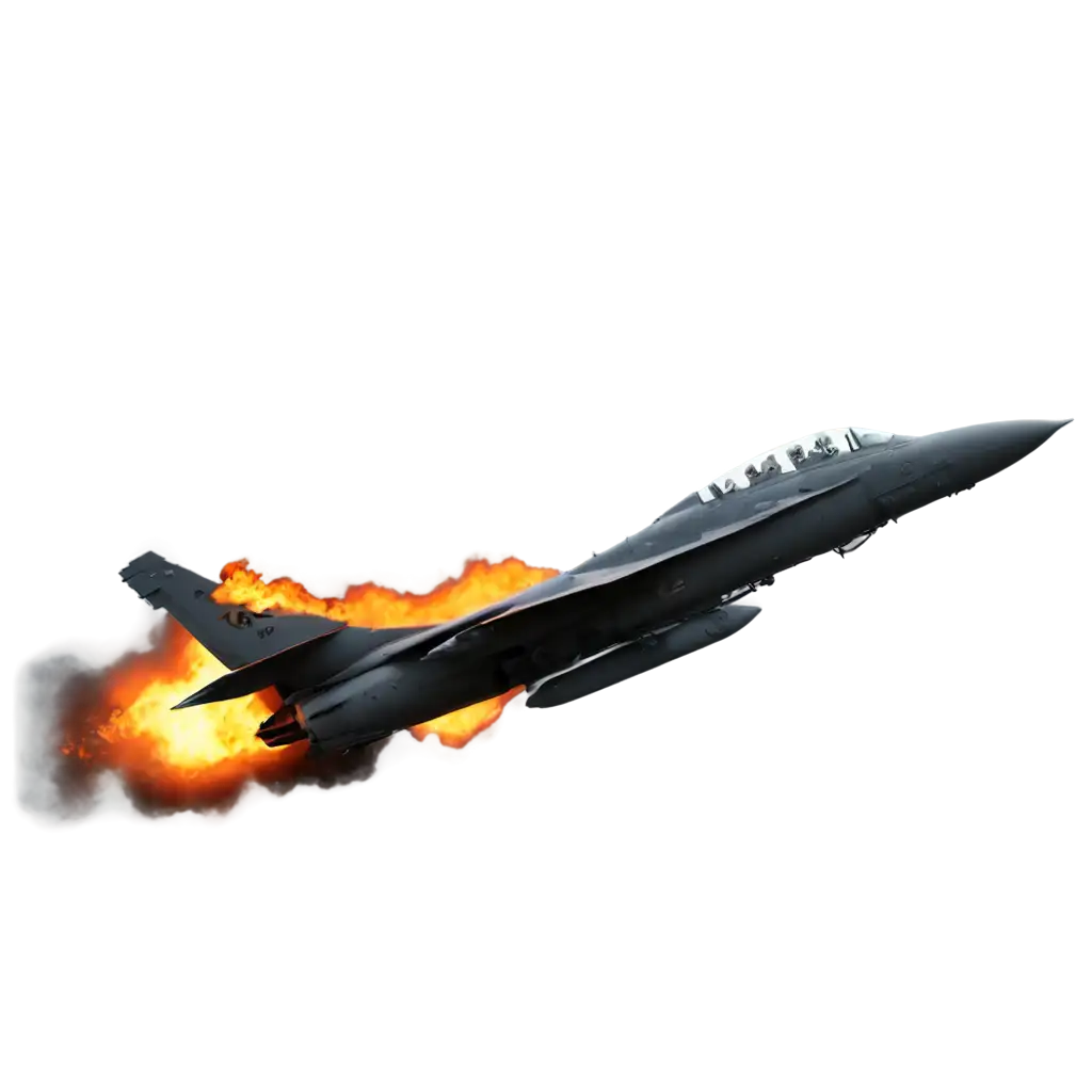 Fighter-Jet-Launching-Massive-Fire-PNG-Image-for-HighQuality-Visual-Impact