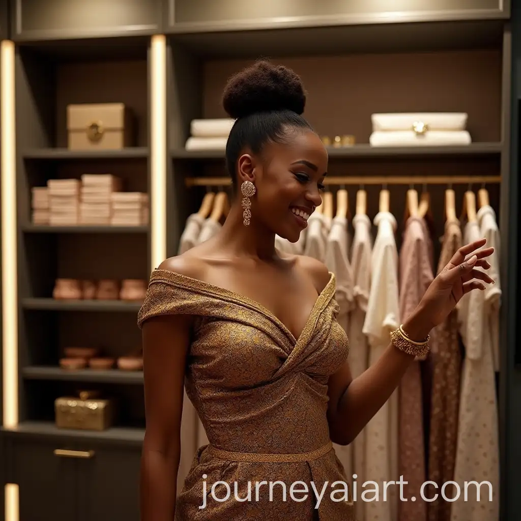 Classy-African-Woman-in-Luxurious-Traditional-Dress-at-HighEnd-Boutique