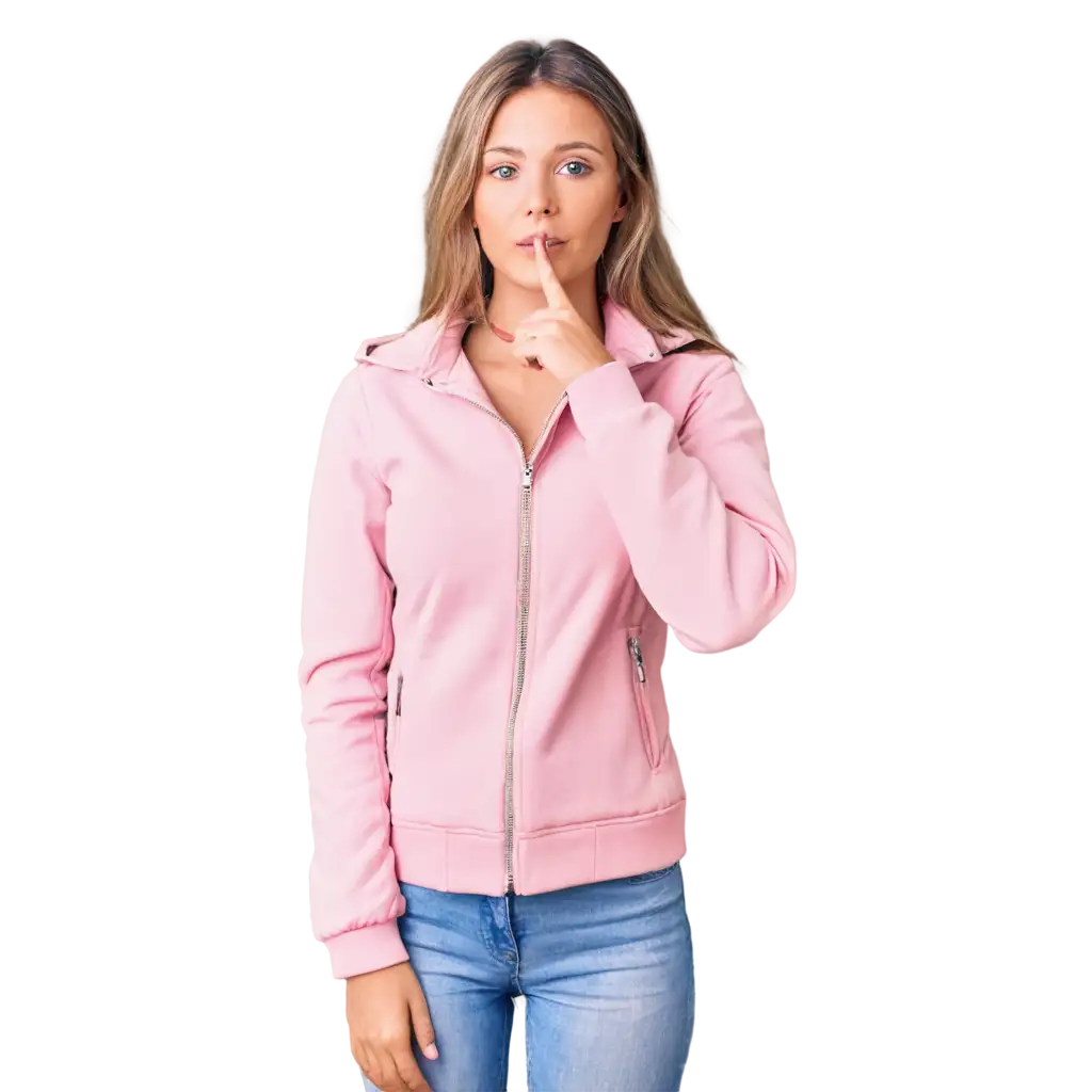 Female-Pink-Puff-Jacket-PNG-for-Winter-Fashion-and-Apparel-Imagery