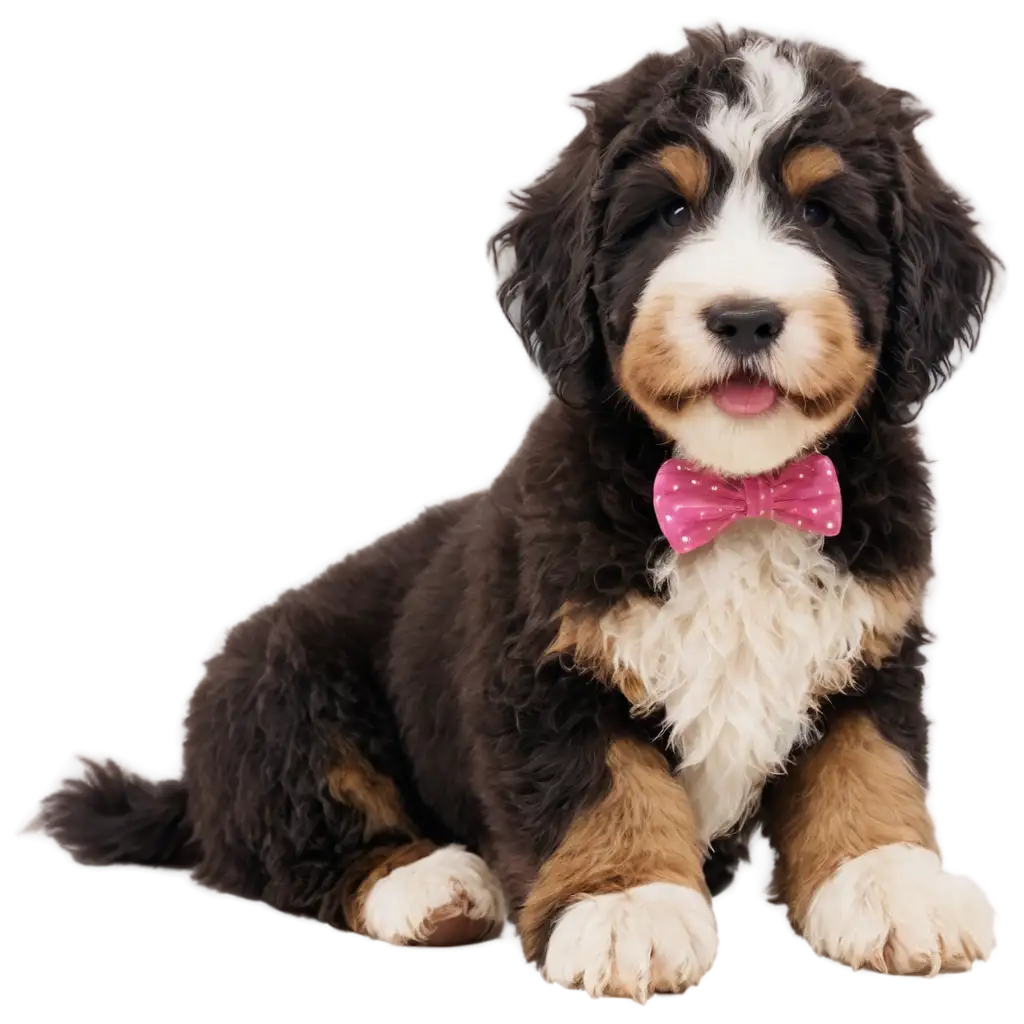 HighQuality-Bernedoodle-PNG-Image-Capturing-the-Essence-of-the-Hybrid-Breed