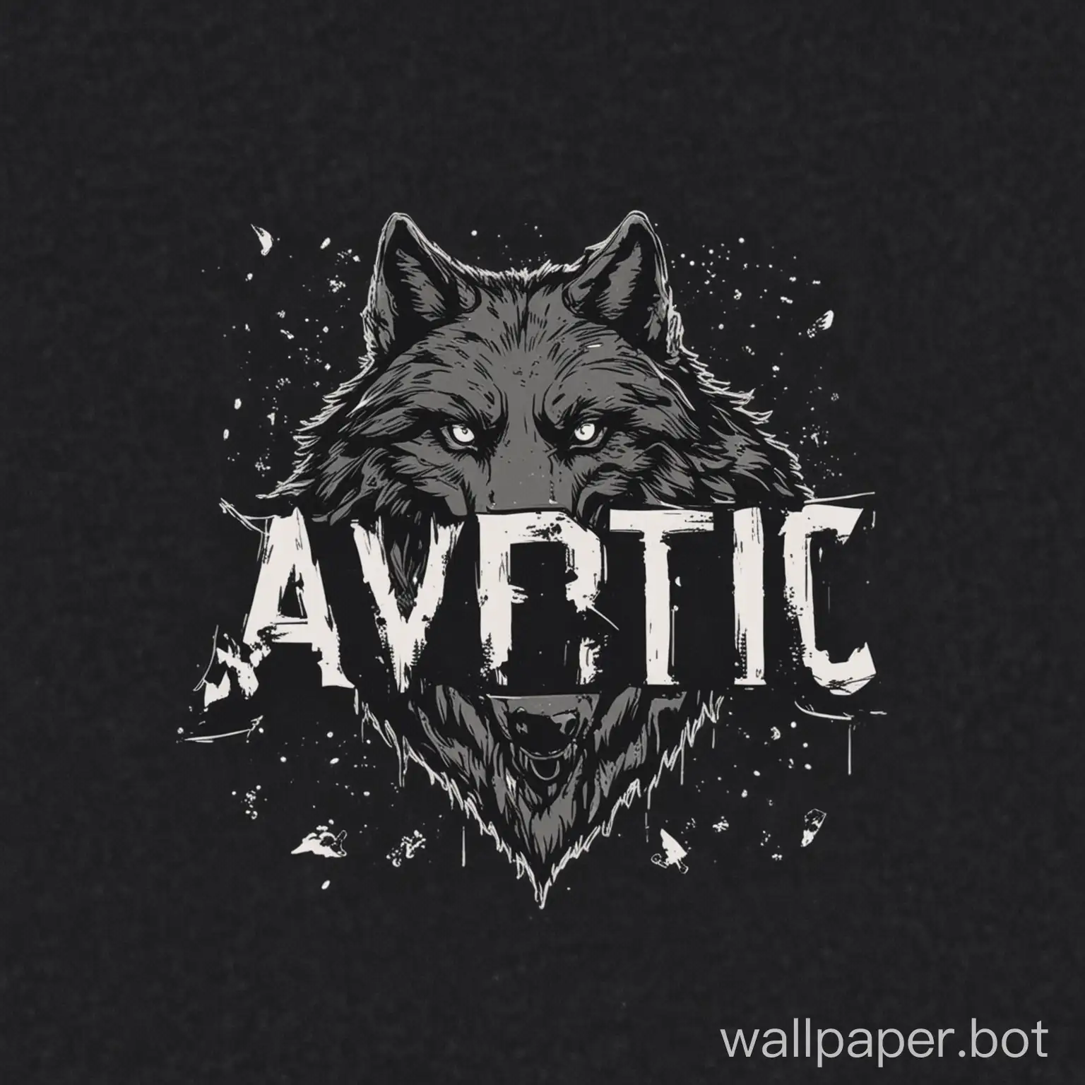 Minimalist-PC-Wallpaper-with-Avertic-and-Wolf-Logo