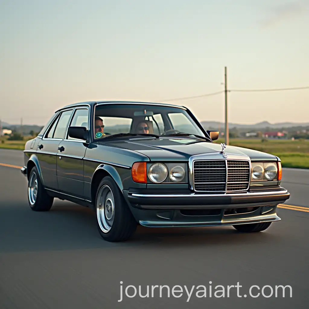 Classic-Car-on-a-Desert-Highway