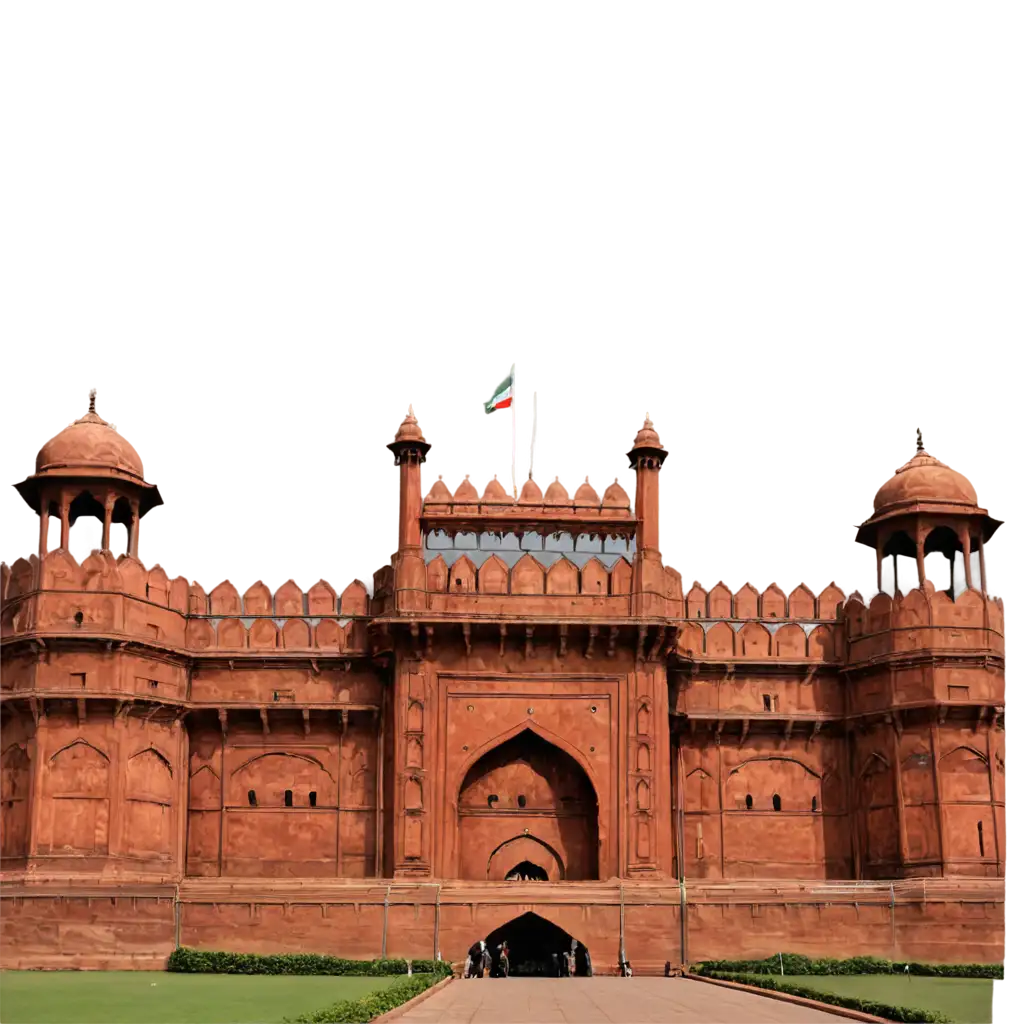 Red-Fort-India-PNG-Image-HighResolution-Representation-for-Visual-Projects