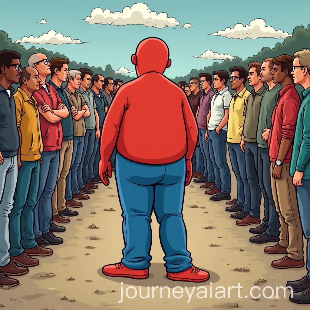 Crowded-Scene-with-a-Hidden-Character-in-Red-and-Blue