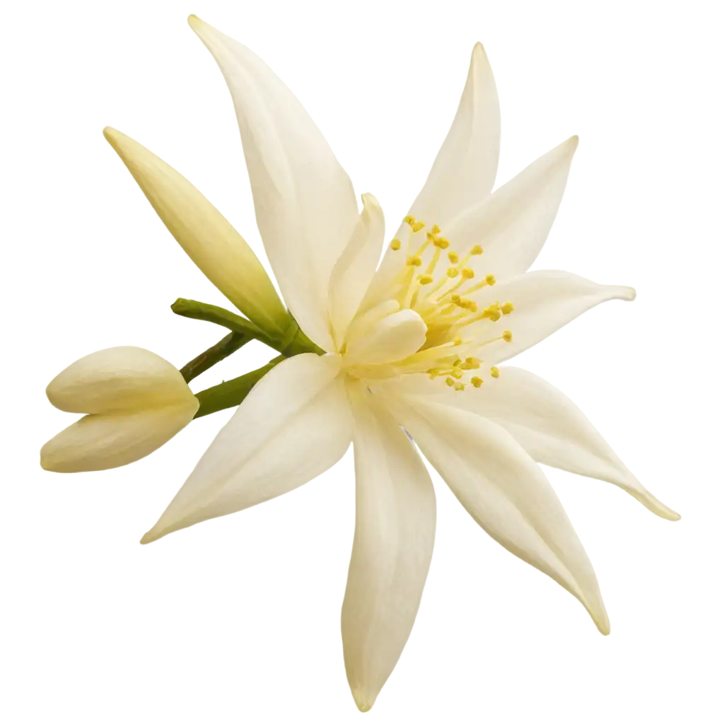 Vanilla-Flower-PNG-A-HighQuality-Transparent-Image-for-Various-Creative-Uses