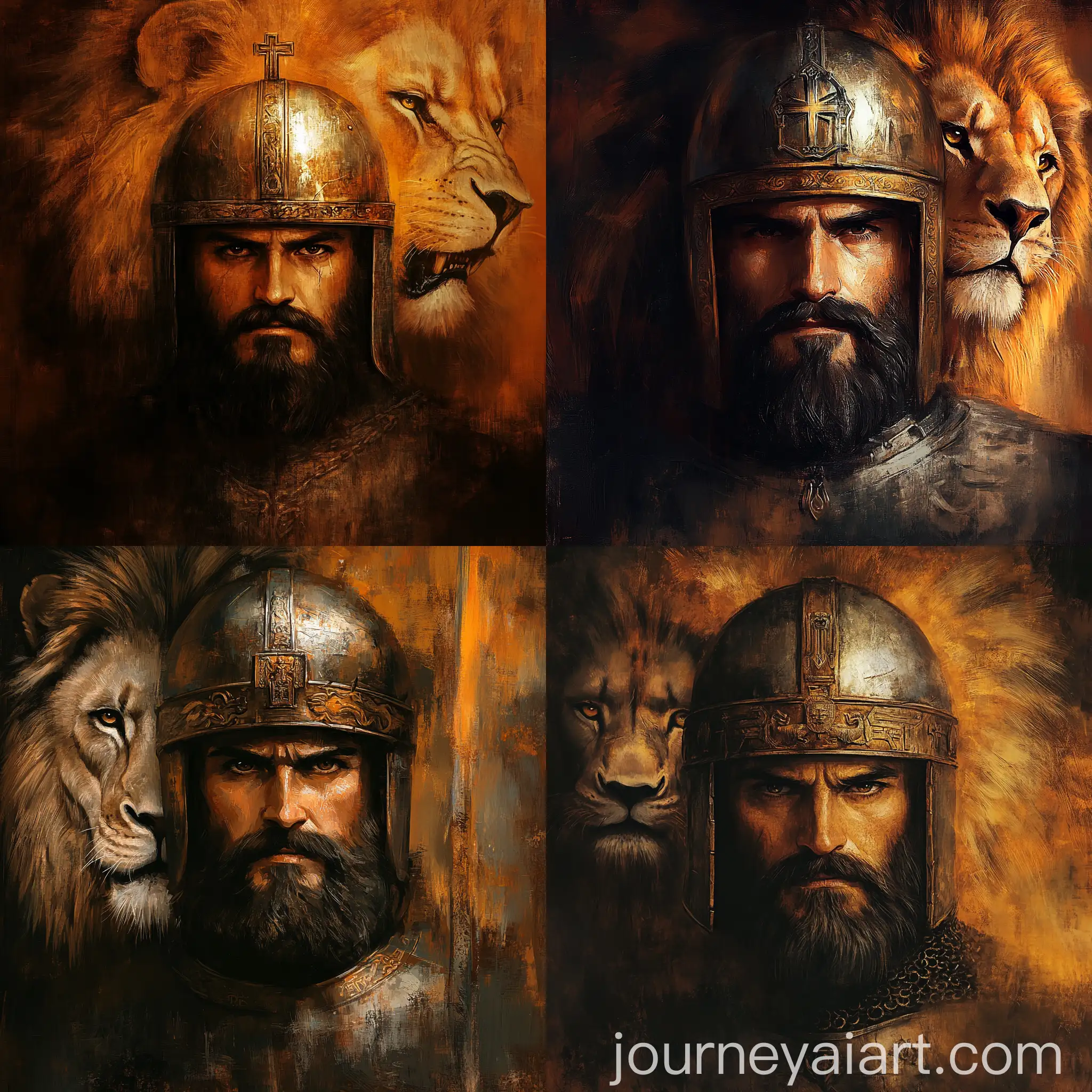 Christian-Knight-with-Lion-Spirit-in-Epic-Ethereal-Background