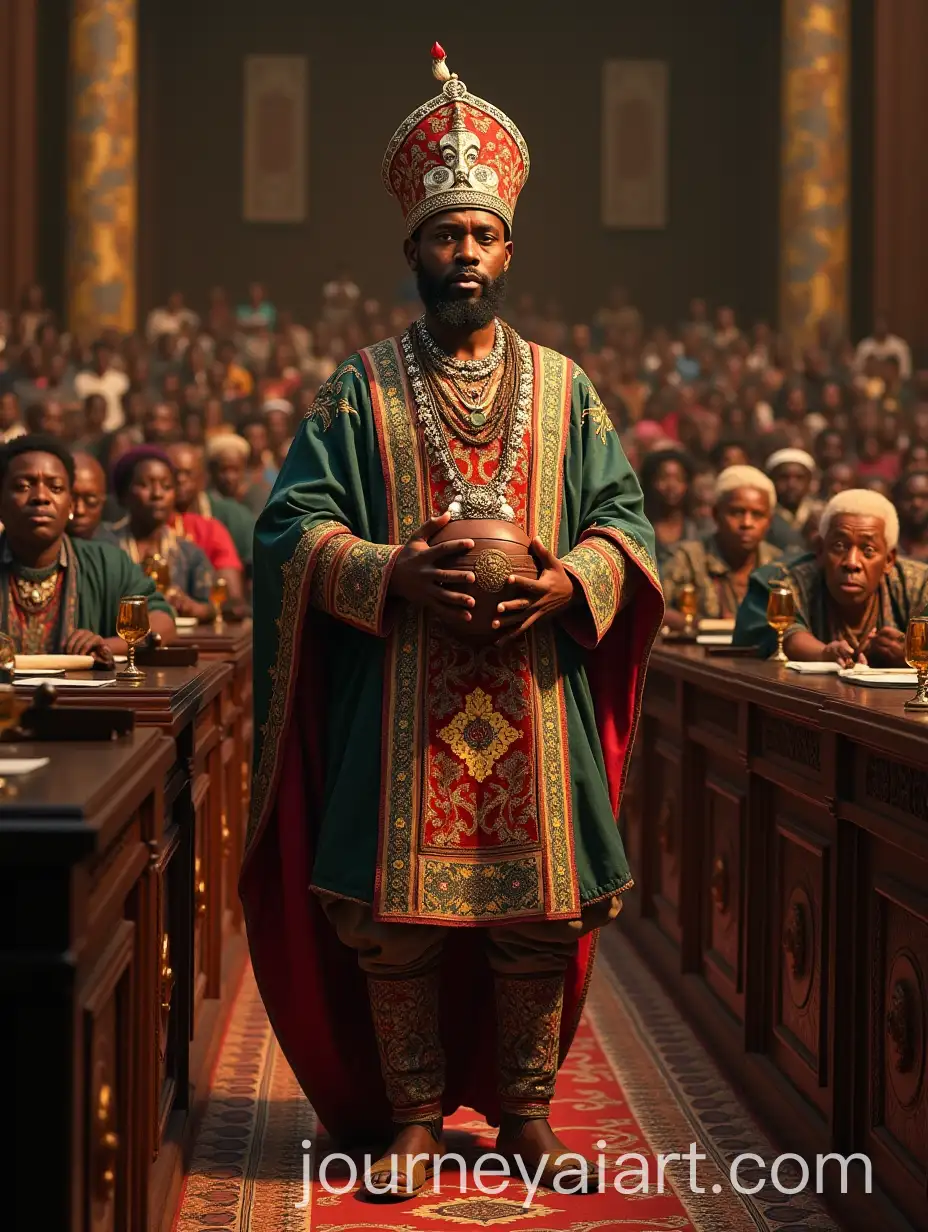 African-Chiefdom-Parliament-Gathering-in-Traditional-Setting