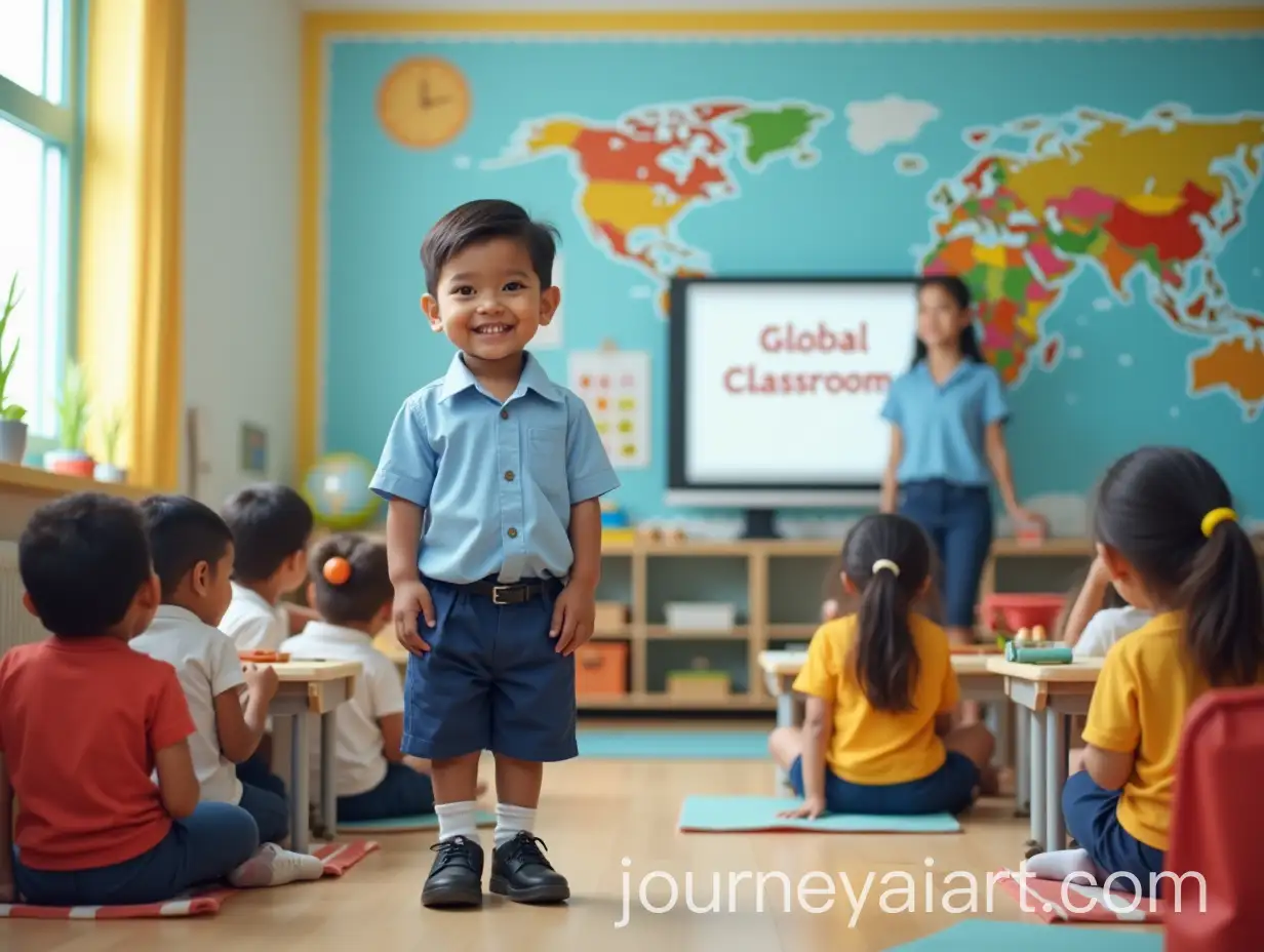Heartwarming-Global-ClassroomAI-Art-Prompt-Expansion-with-Diverse-Children-Learning-Together