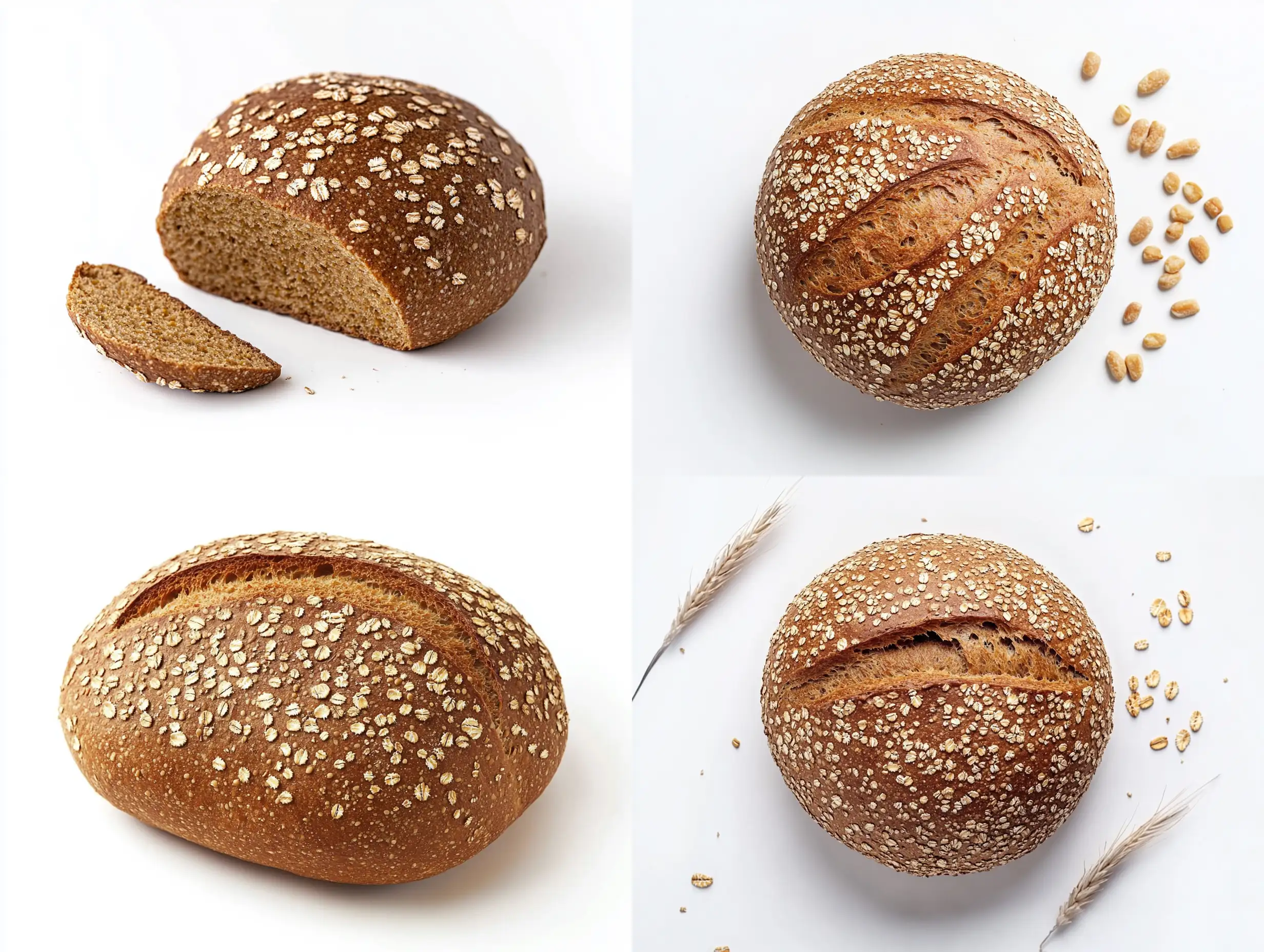 Promotional-Photo-of-Rye-Bread-with-Cereals-on-White-Background