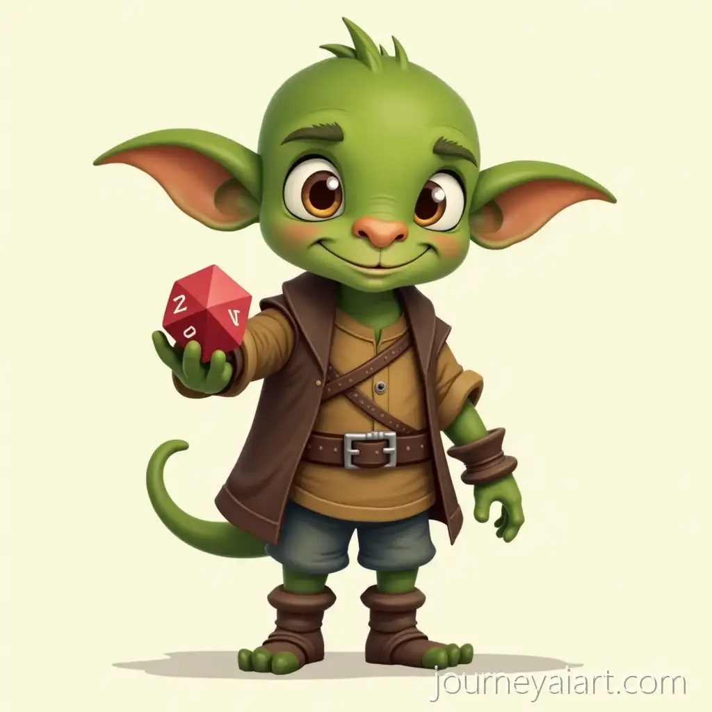 CuteCute-green-goblin-drawing-Green-Goblin-Holding-a-D20-in-Medieval-Attire