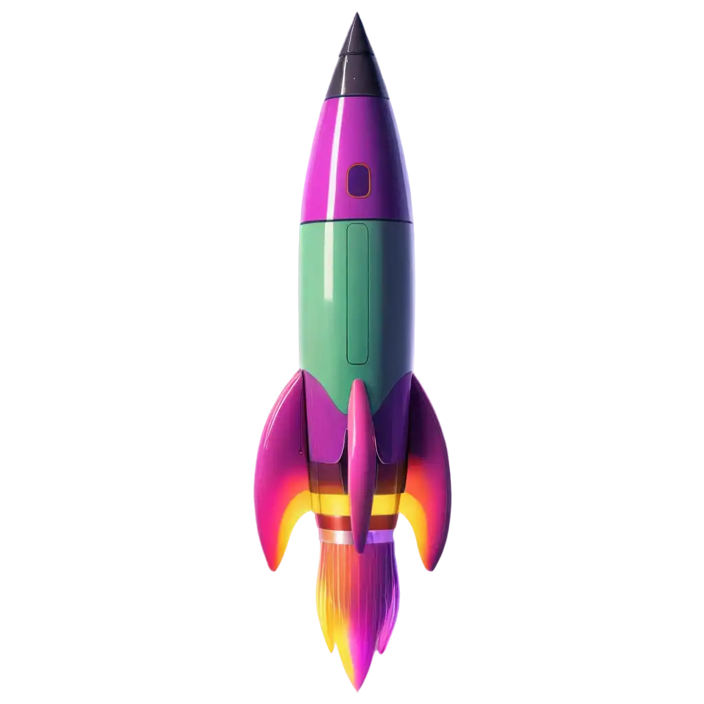 Stylized-Rocket-Ship-PNG-Illustration-A-Dynamic-Digital-Art-Piece-for-Futuristic-Themes