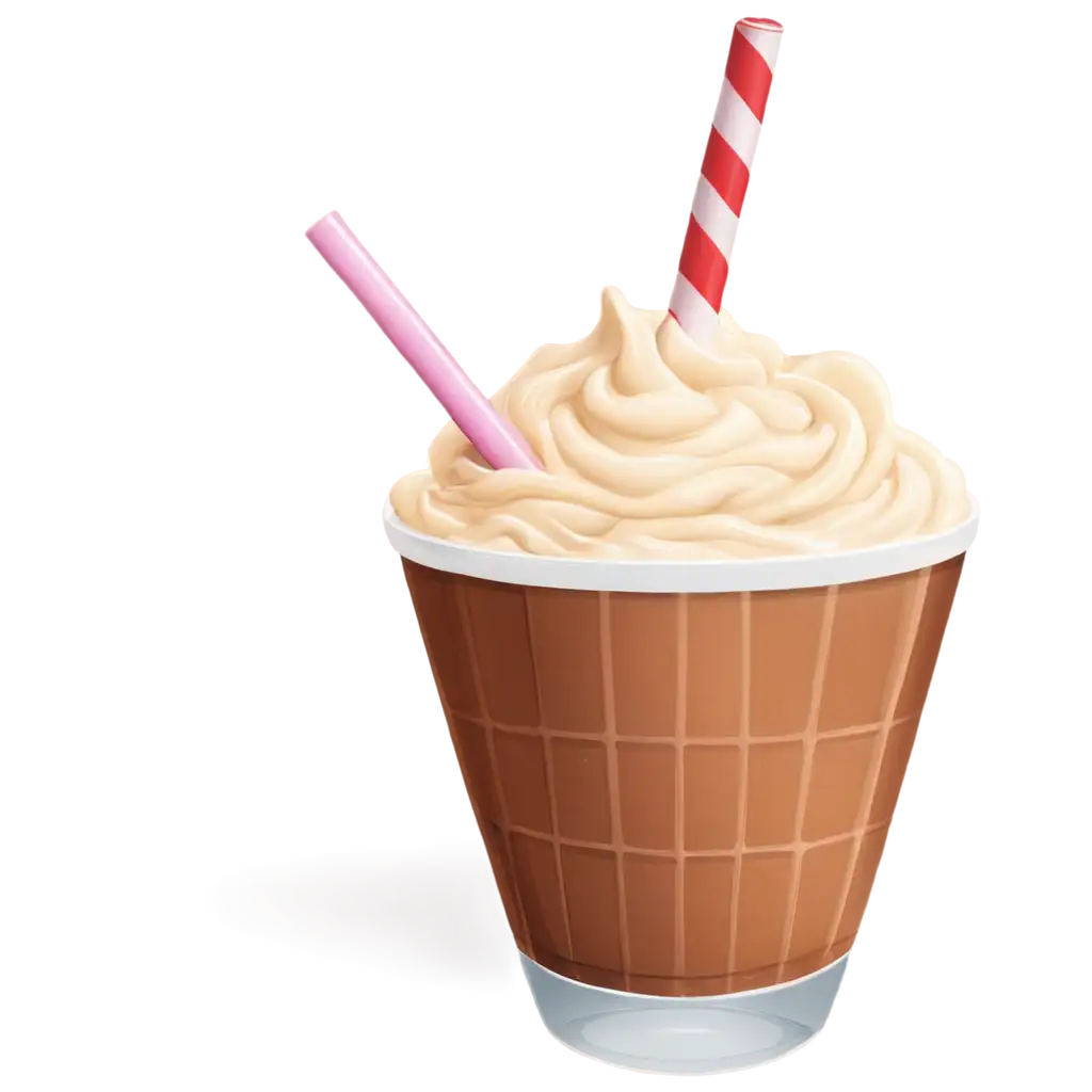 Vector-PNG-of-Ice-Milkshake-in-a-Cup-HighQuality-Drink-Illustration-for-Digital-Projects