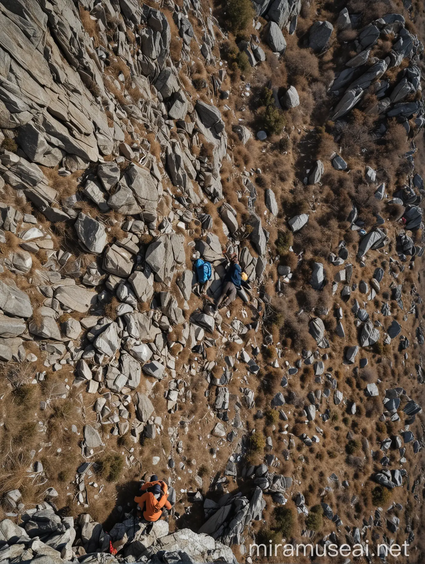 Tragic Mountain Fall Mans Fatal Plunge and Young Mans Grief