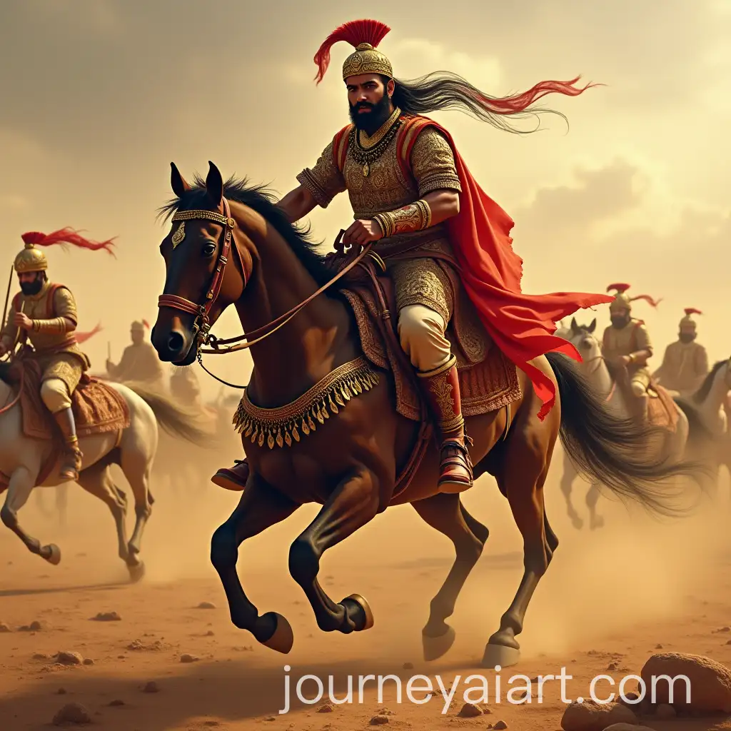 Pabuji-Rathore-Heroic-Battle-in-Rajasthans-Desert-Landscape