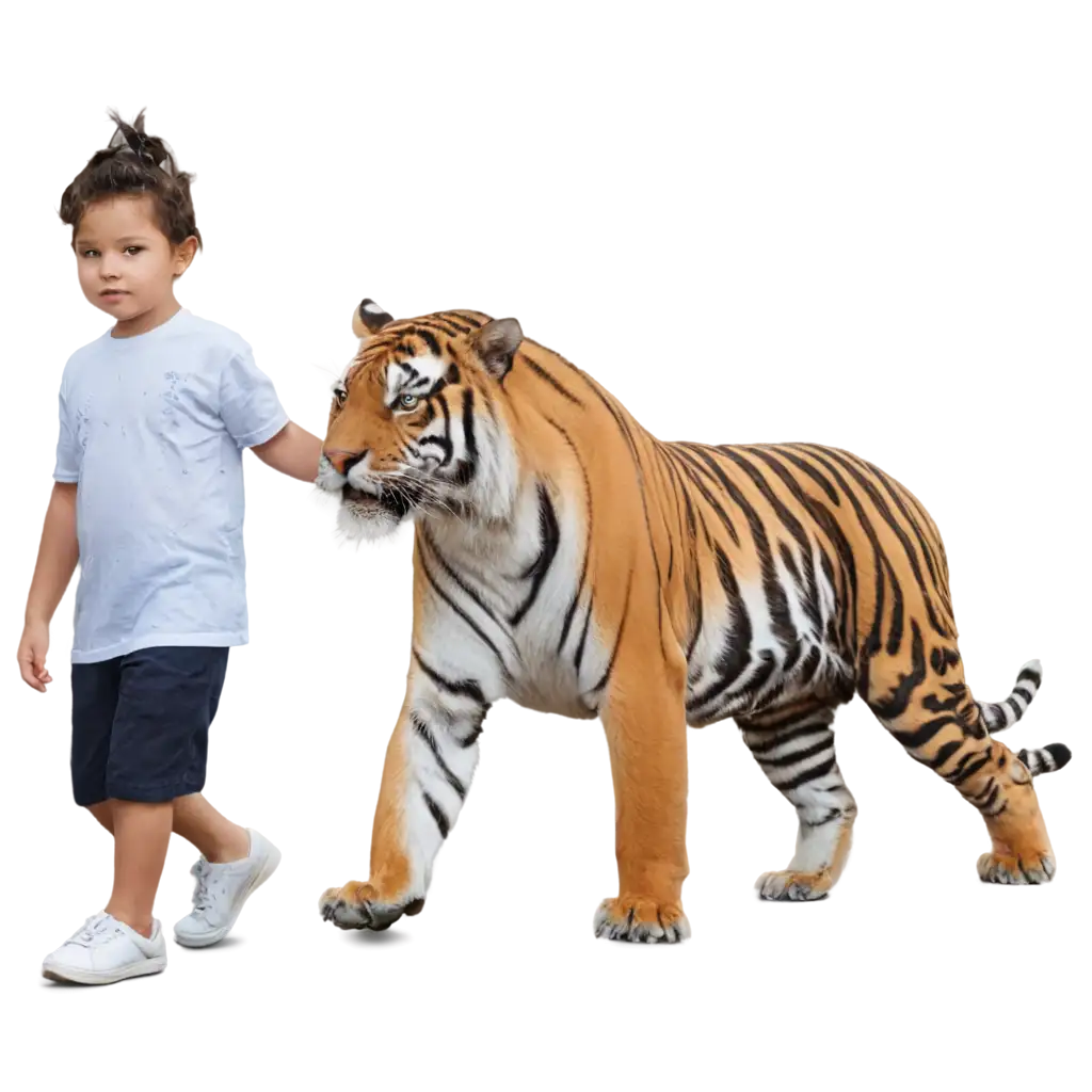 HighQuality-PNG-Image-Tiger-Walking-with-Kids