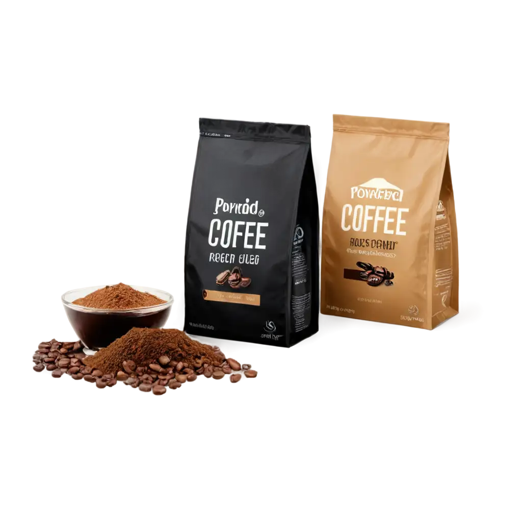 Packaging for powdered coffee