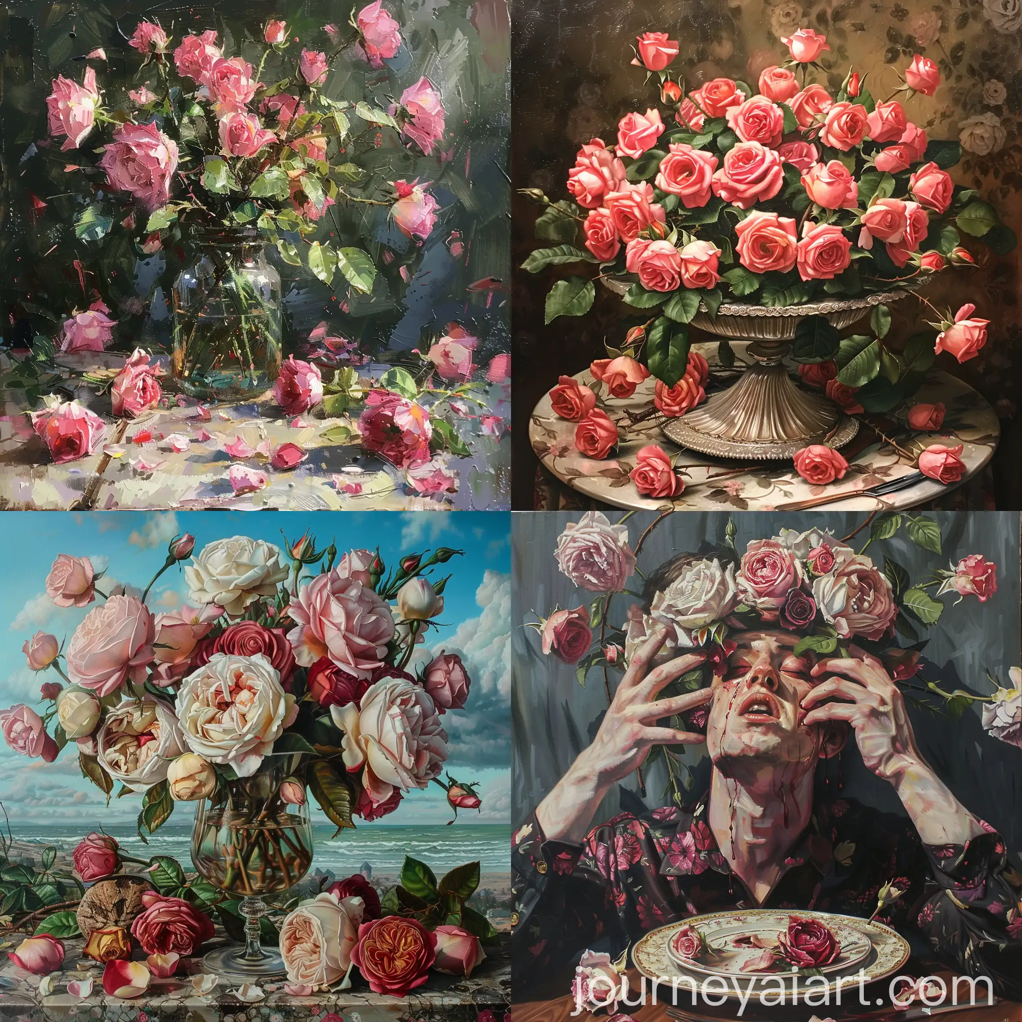 Son-of-a-Buffet-Maker-with-Rose-Bouquet