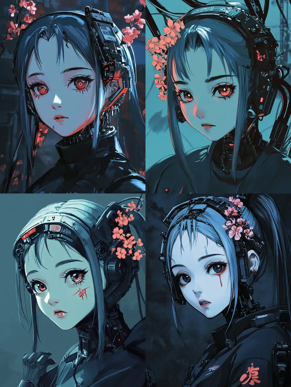 Anime-Style-Robot-and-Female-Human-with-Fearful-Expression