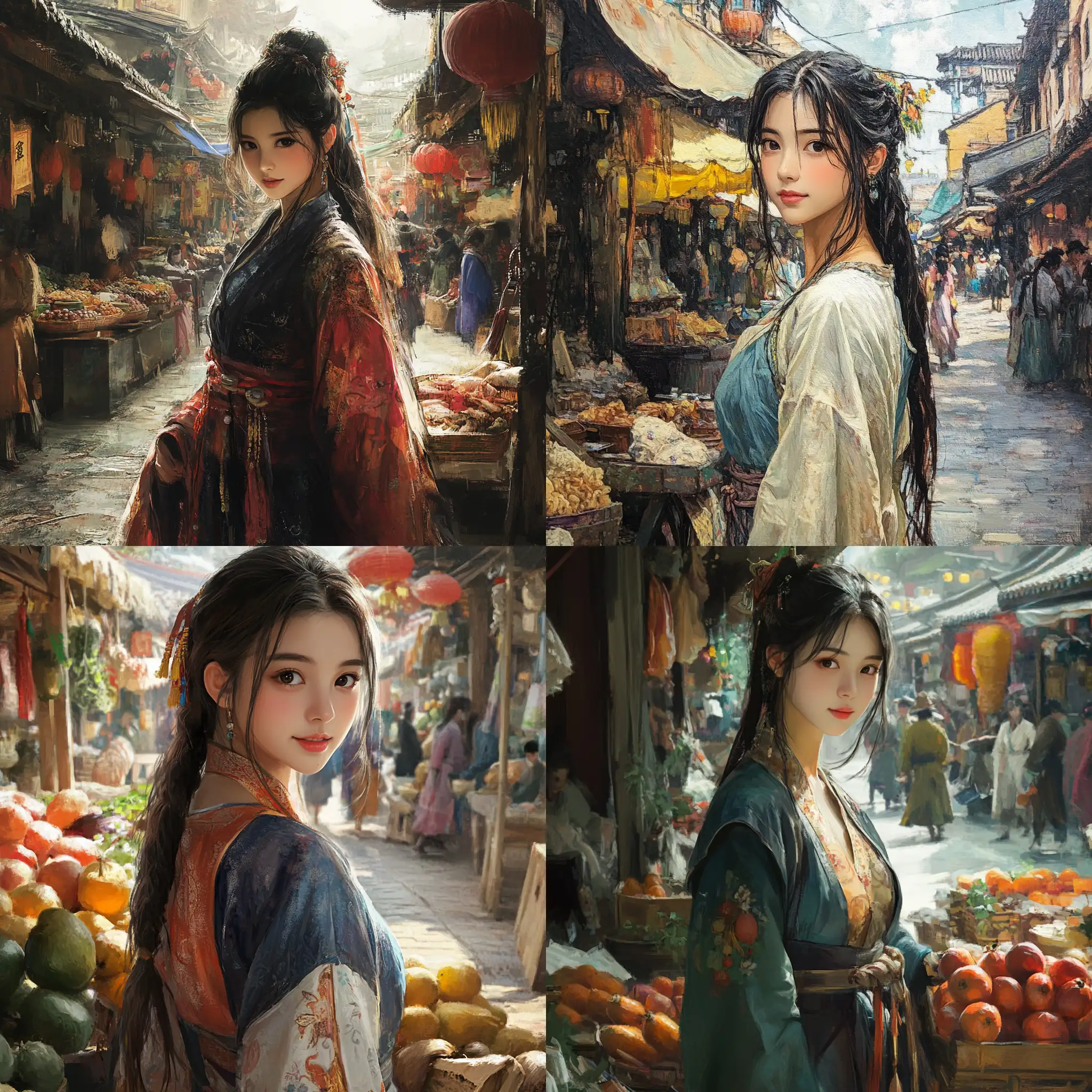 Young-Chinese-Girl-in-Tang-Dynasty-Market-Scene