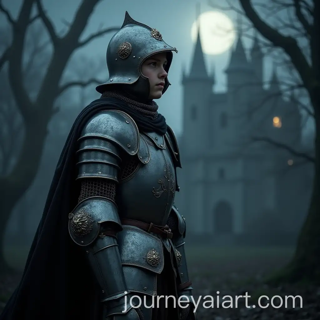 Young-Knight-in-PolishedAI-Art-Prompt-Expansion-Armor-Standing-in-Misty-Medieval-Forest-with-Gothic-Castles